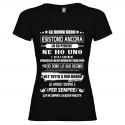 T-SHIRT PERSONALIZZATA DONNA GLI UOMINI BUONI ESISTONO ANCORA COLORE NERO