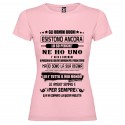 T-SHIRT PERSONALIZZATA DONNA GLI UOMINI BUONI ESISTONO ANCORA COLORE ROSA