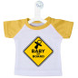 Mini T-shirt Bimbo a Bordo Attenzione Baby on Board
