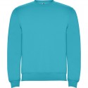 FELPA GIROCOLLO PERSONALIZZATA CLASSICA DA UOMO COLORE AZZURRO