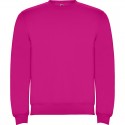 FELPA GIROCOLLO PERSONALIZZATA CLASSICA DA UOMO COLORE ROSA FUCSIA