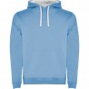 FELPA PERSONALIZZATA CON CAPPUCCIO URBAN COLORE TURCHESE