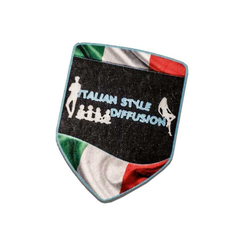Patch Scudetto Italia cm. 5 x 5,7 - Salento Summer Design - Ricamo,  abbigliamento da lavoro, patch, t-shirt, antinfortunistica a Ruffano (Lecce)