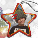 ADDOBBO STELLA PERSONALIZZATA NATALE SEI PUNTE
