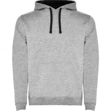 FELPA PERSONALIZZATA CON CAPPUCCIO URBAN COLORE GRIGIO FELPA PERSONALIZZATA CON CAPPUCCIO URBAN COLORE GRIGIO