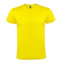 T-SHIRT UOMO COTONE 13 COLORI STAMPA PERSONALIZZATA COLORE GIALLO