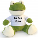PELUCHE PERSONALIZZATO RANA RANOCCHIA CON T-SHIRT