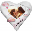 CUSCINO PERSONALIZZATO A CUORE I LOVE