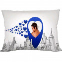 CUSCINO PERSONALIZZATO LUI FOTO 40 X 70 LOVE CITTÁ