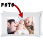 Cuscino personalizzato con foto 40 x 70 bianco anallergico