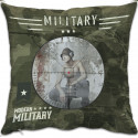 CUSCINO PERSONALIZZATO CON FOTO MILITARE VERDE