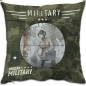 Cuscino personalizzato con foto militare verde