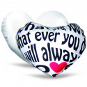 CUSCINO A CUORE PERSONALIZZATO CUORE ALWAYS