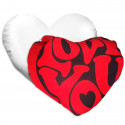 CUSCINO A CUORE PERSONALIZZATO LOVE CUORE HEART