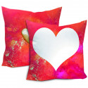 CUSCINO PERSONALIZZATO QUADRATO CUORE ARTISTICO