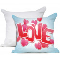 CUSCINO PERSONALIZZATO SAN VALENTINO QUADRATO I LOVE YOU