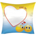 Cuscino personalizzato quadrato Smile emoji
