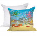 Cuscino personalizzato In fondo al mar per bambini