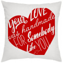 CUSCINO PERSONALIZZATO WRITTEN HEART