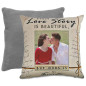 Cuscino personalizzato vintage love story