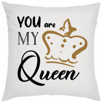 Cuscino personalizzato You are my Queen