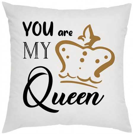 Coppia di cuscini personalizzati You are My Queen