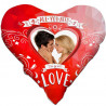CUSCINO PERSONALIZZATO CUORE HEART LOVE ALL YOU NEED