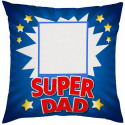 CUSCINO PERSONALIZZATO FOTO SUPER DAD HERO PAPÃ