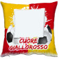 Cuscino Personalizzato Foto Calcio Giallo Rosso Sport