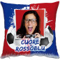 Cuscino Personalizzato Foto Calcio Rosso Blu Sport