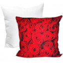 CUSCINO PERSONALIZZATO QUADRATO ROSE ROSSE