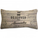 CUSCINO PERSONALIZZATO IN JUTA 50 X 25 CM DAD PAPÀ