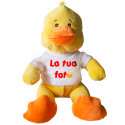 PELUCHE PAPERO CON T-SHIRT PERSONALIZZATA