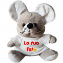 PELUCHE TOPOLINO CON T-SHIRT PERSONALIZZATA