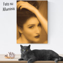 FOTO SU ALLUMINIO QUADRO PERSONALIZZATO PANNELLO DORATO