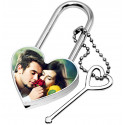 PORTACHIAVI LUCCHETTO PERSONALIZZATO A CUORE