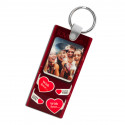 Portachiavi Personalizzato Rettangolare San Valentino