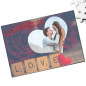 Puzzle Rettangolare Personalizzato Love Letters A4