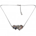 COLLANA CON CIONDOLO DOPPIO CUORE PERSONALIZZATA