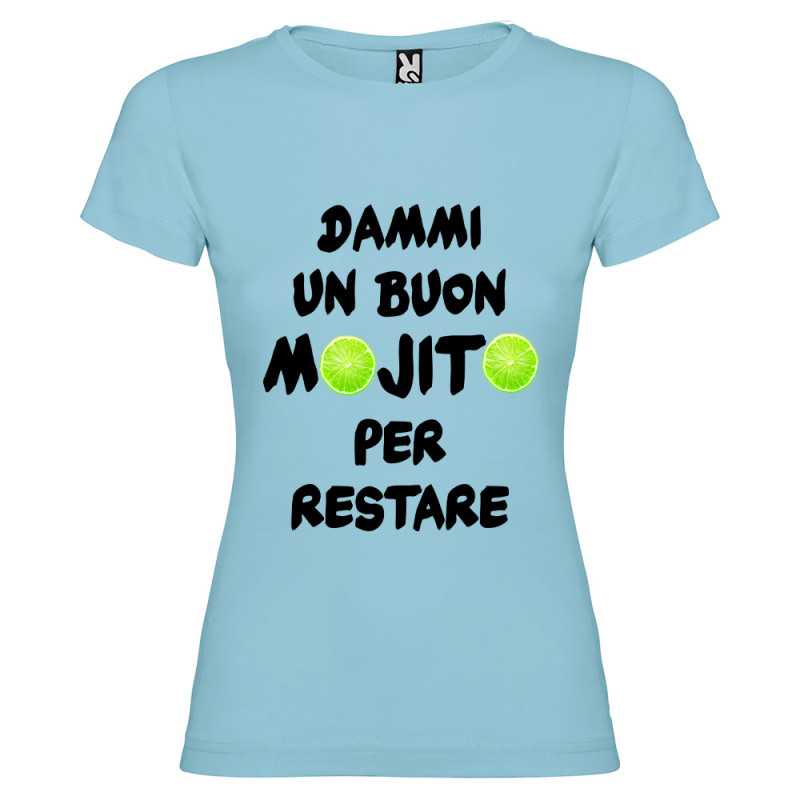 T-shirt Donna Personalizzata Divertente Mojito