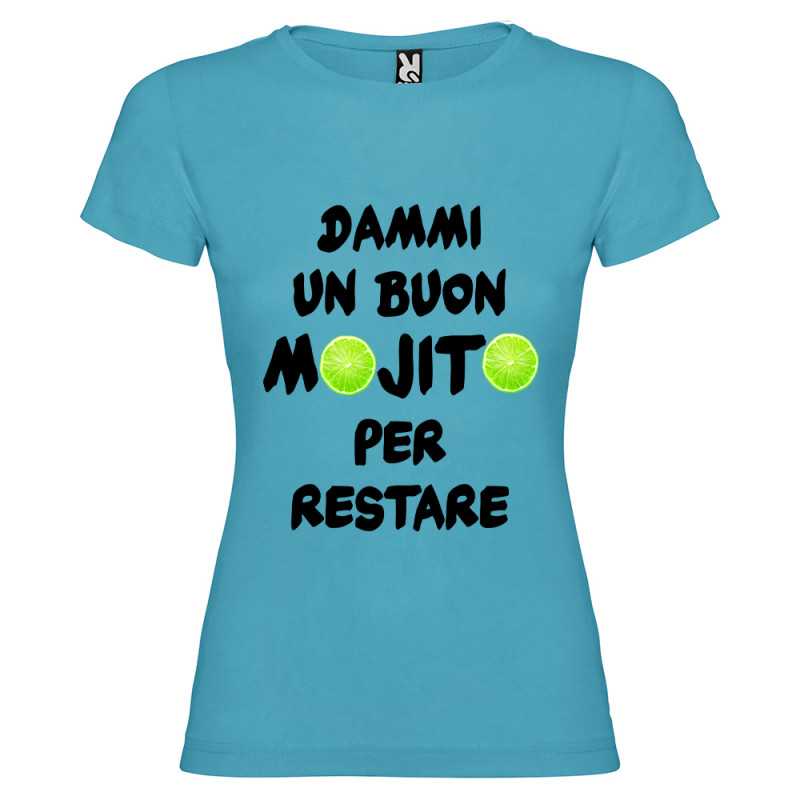 T-shirt Donna Personalizzata Divertente Mojito