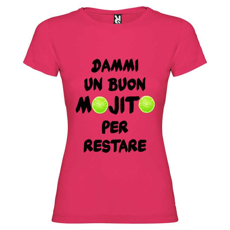 T-shirt Donna Personalizzata Divertente Mojito