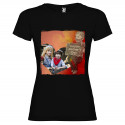 T-SHIRT DONNA PERSONALIZZATA HAPPY MOTHER'S DAY COLORE NERO