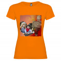 T-SHIRT DONNA PERSONALIZZATA HAPPY MOTHER'S DAY COLORE ARANCIO