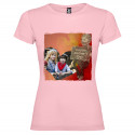 T-SHIRT DONNA PERSONALIZZATA HAPPY MOTHER'S DAY COLORE ROSA