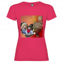 T-SHIRT DONNA PERSONALIZZATA HAPPY MOTHER'S DAY COLORE ROSA FUCSIA