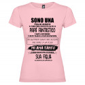 T-SHIRT DONNA PERSONALIZZATA FIGLIA VIZIATA COLORE ROSA