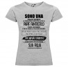 T-SHIRT DONNA PERSONALIZZATA FIGLIA VIZIATA COLORE GRIGIO