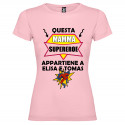 T-SHIRT DONNA MAMMA SUPER EROE OFFERTA LIMITATA COLORE ROSA
