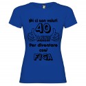 T-shirt personalizzata mi ci sono voluti 40 anni per diventare cosi figa blu royal